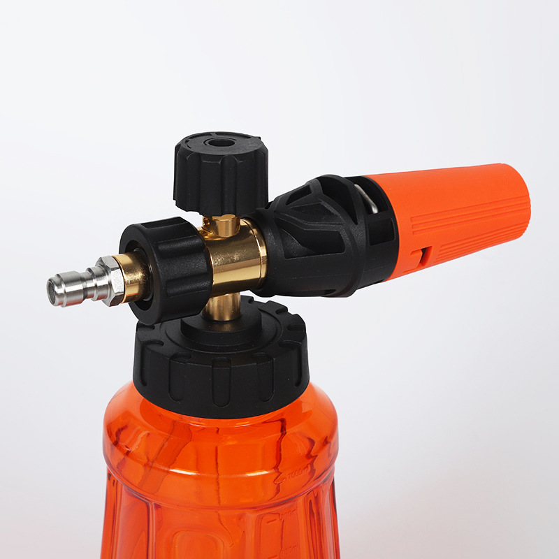 Pistolet à eau haute pression 1/4 pot en mousse de bouchon rapide