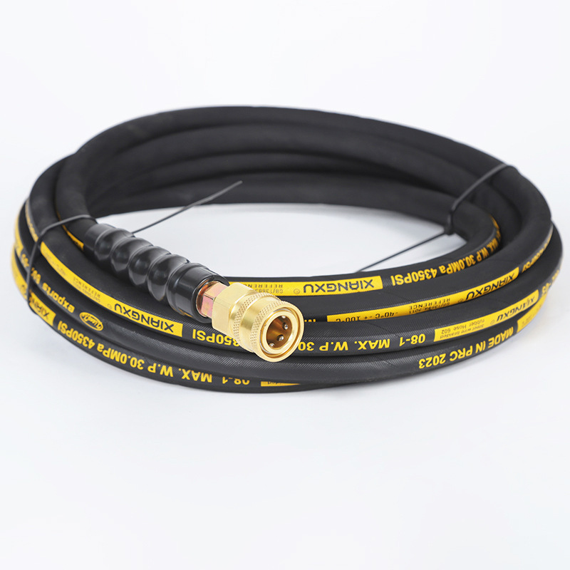 Machine à lavage de voiture haute pression tuyau en caoutchouc