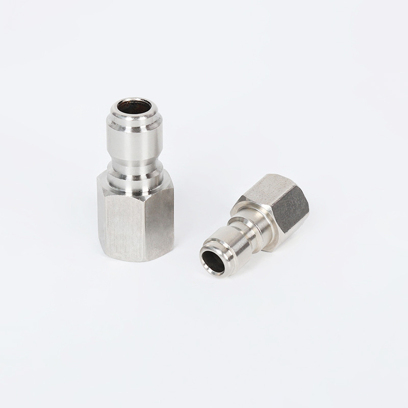 Machine de nettoyage à haute pression directement à travers le connecteur rapide rotatif