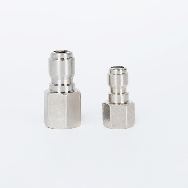 Machine de nettoyage à haute pression directement à travers le connecteur rapide rotatif