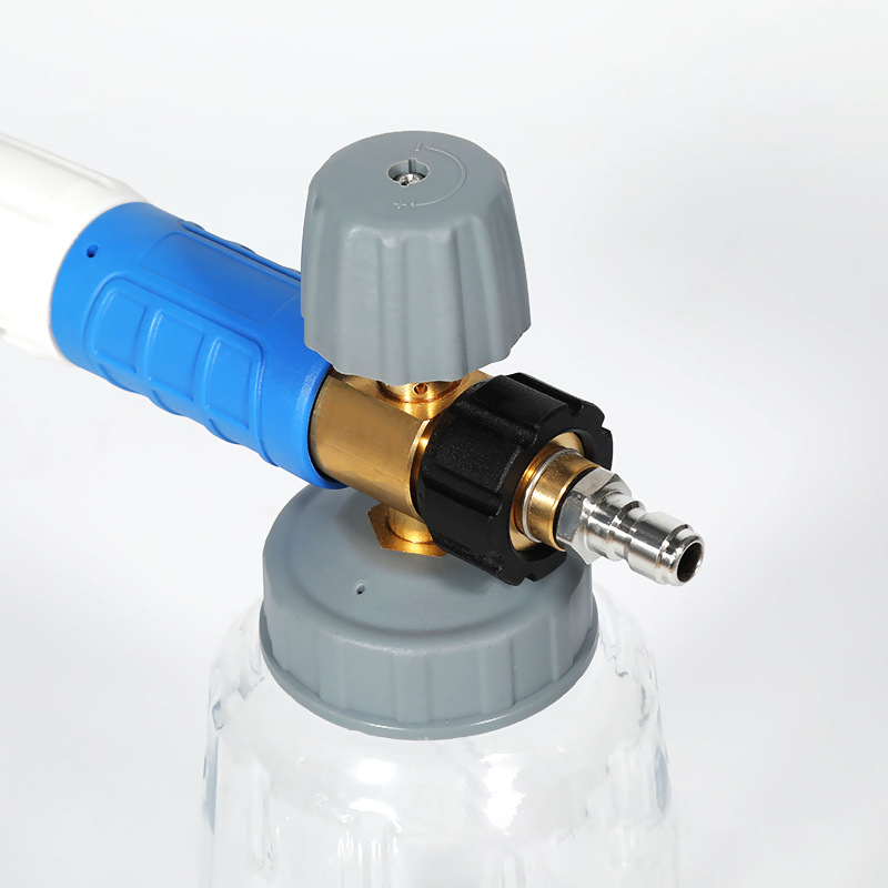 Commercial à haute pression transparente lavage de voiture pa pot grand pot en mousse bouche