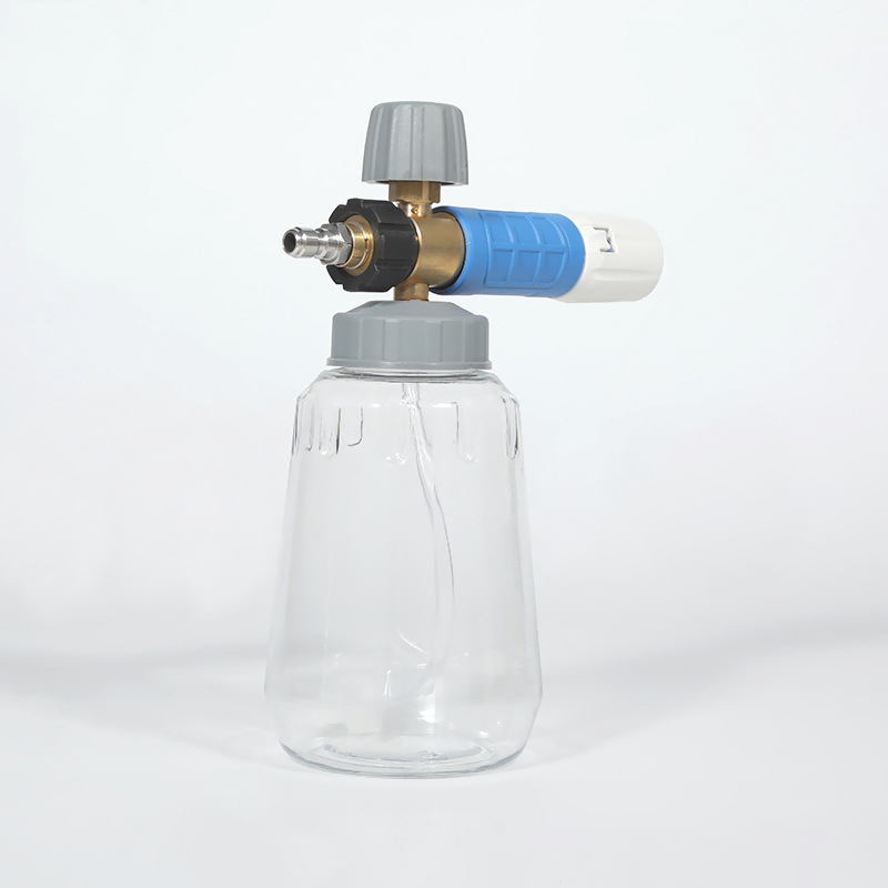 Commercial à haute pression transparente lavage de voiture pa pot grand pot en mousse bouche