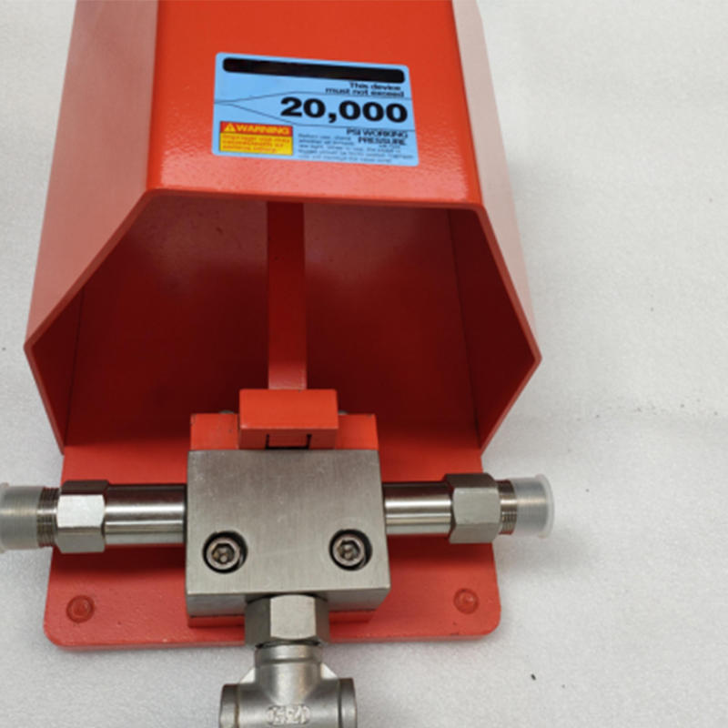 Valve de pied de type débordement de pression ultrahigh